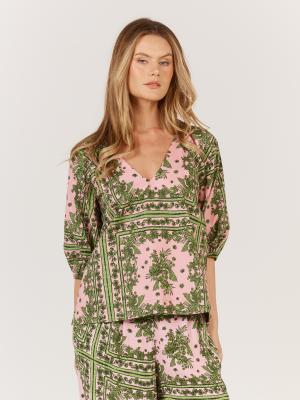 Dominica Paisley Top