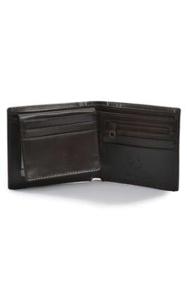 Thomas Cook Dark Brown Leather Edged Wallet