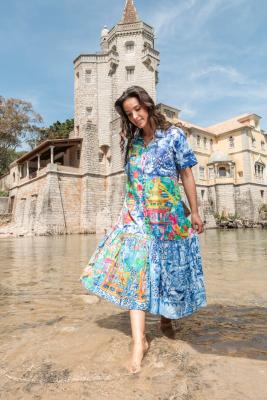 Okayama Patch Collar Dress