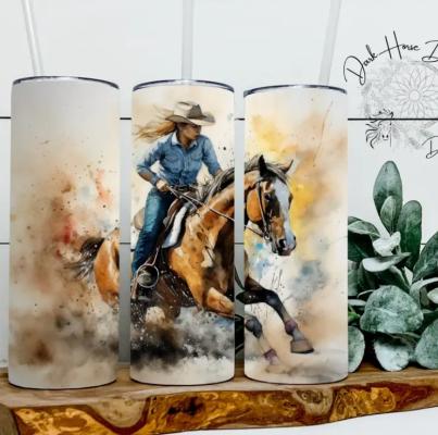 Barrel Racer Tumbler