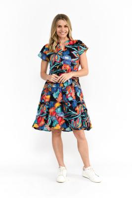 Painted Tropical 1 Print Dress