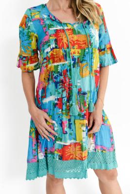 Painted Palms 1 Hannah Tunic