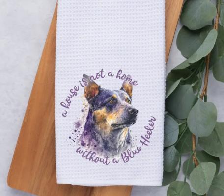 Blue Heeler Kitchen Hand Towel