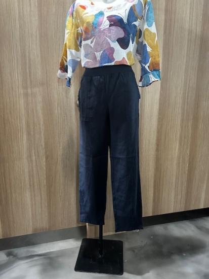 Navy Lux Lucy Tuck Pants