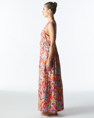 Midsummer Halter Neck Maxi Dress