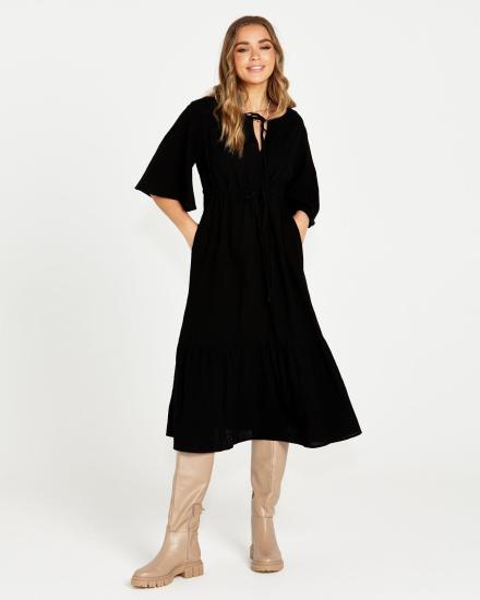 Sonya Midi Tiered Dress