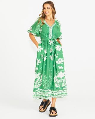 Lyndel Green Foral Dress