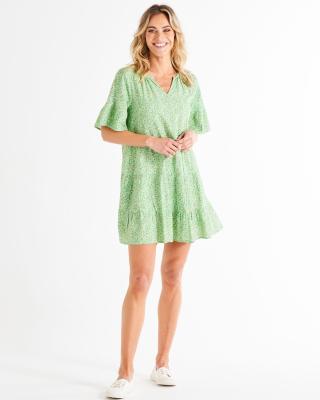 Sally Green Wild Animal Print Dress