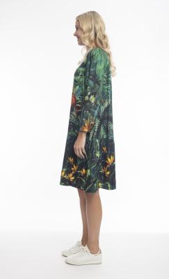 Digital Occasion Drop Waisted Dress