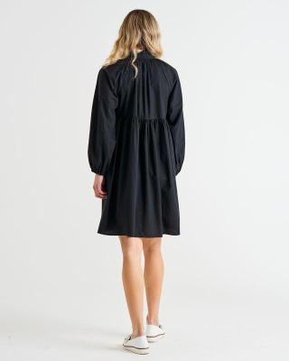 Black Cottage Dress
