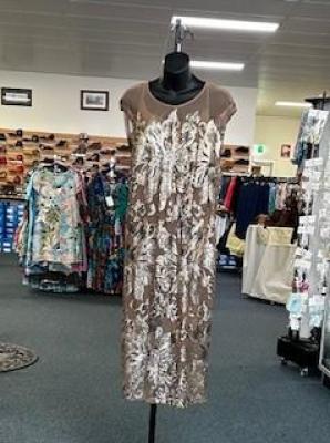 La Scala Latte Lace Dress