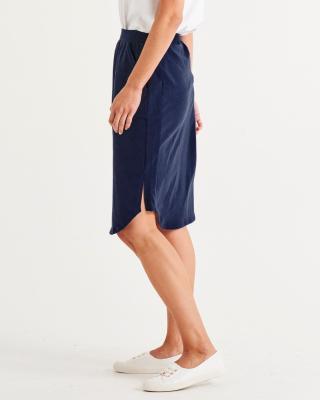 Evie Navy Skirt