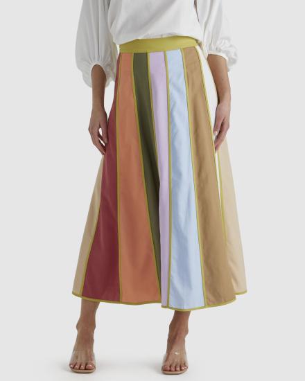 Sun Jewel Mutli Stripe Skirt