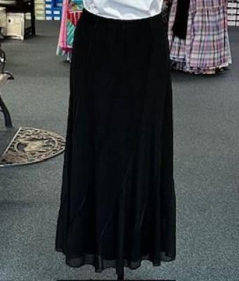 Vivid Black Skirt