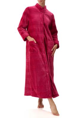 Cranberry Long Button Gown