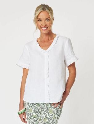 Tiffany Women's White S/S Shirt