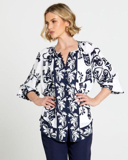 Fate + Becker Dreams Embroidered Top