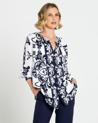 Fate + Becker Dreams Embroidered Top