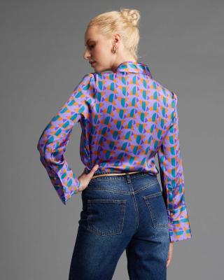 Fate + Becker Ladies Ingerno Print L/S Shirt