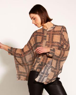 Something Beautiful Oversize Flowy Blouse