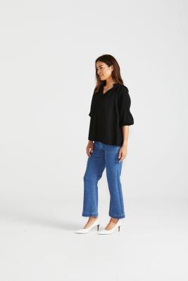 Cecilia Black Blouse
