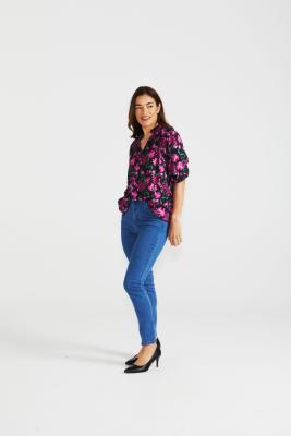 Cecilia Floral Print Blouse