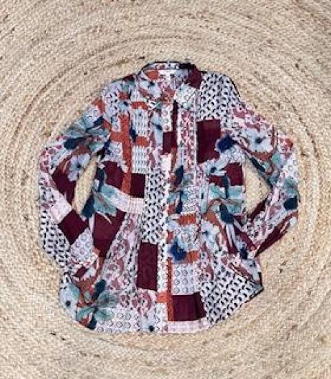Corfu Patchwork L/S Shirt
