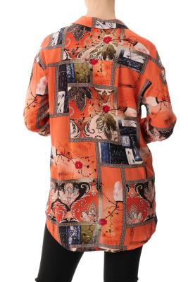 Rust Crosby Longline L/S Shirt