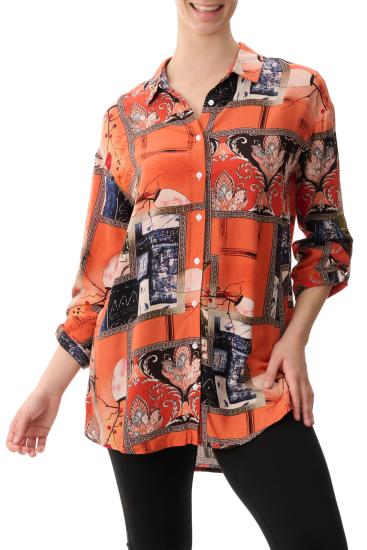 Rust Crosby Longline L/S Shirt