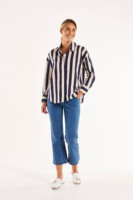Navy Stripe Shirt